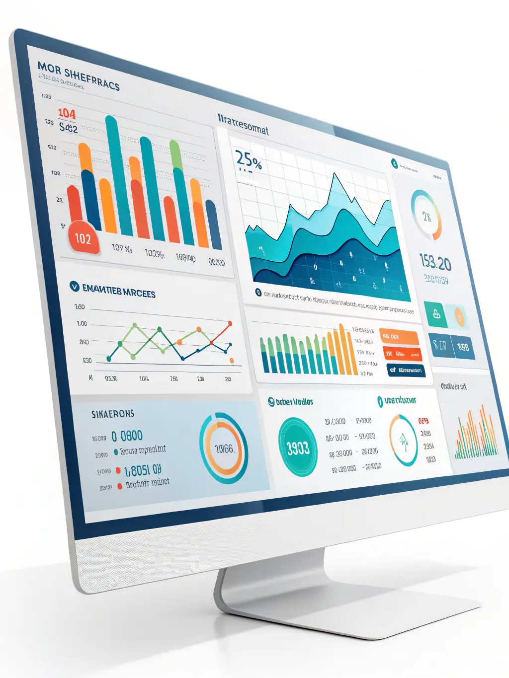 A data analytics dashboard displaying key performance indicators (KPIs) from a successful marketing campaign managed with Arazaka Corp's Marketing 3.0 Solutions.